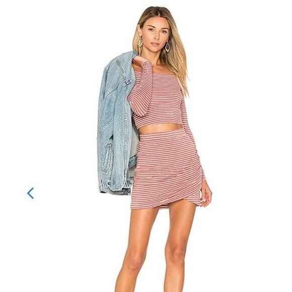 LOVERS + Friends VOYAGE SKIRT size S in color Sand - Picture 2 of 8